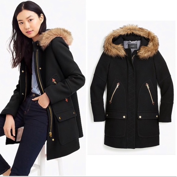 J. Crew Chateau Parka Italian Wool - Picture 4 of 4